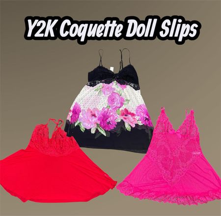 Y2K Coquette Doll Slips - (12/03)