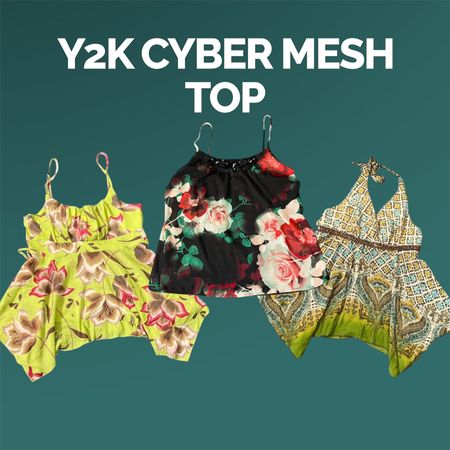 Y2K Cyber Meah Top - (12/03)