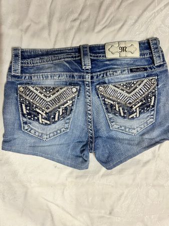 Miss me true religion rockrevival shorts