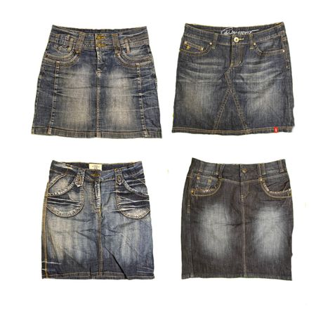 Y2K NYC IT Girl Denim Mini Skirts RE-2855