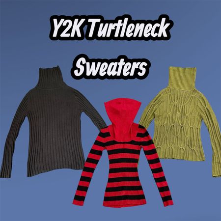 Y2K Turtleneck Sweaters - (12/03)
