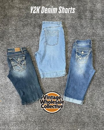 Y2K Denim Shorts - (12/03)