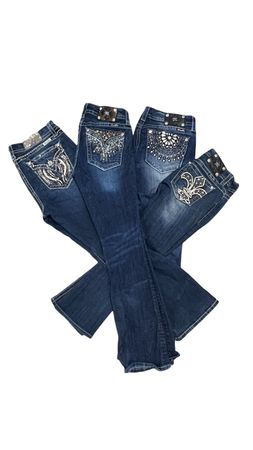 Miss me true religion and rock revival jeans