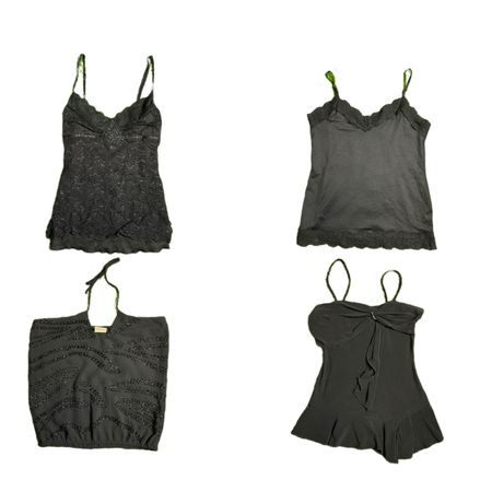 Y2K Romantic Vibe Cami Tops (TVL-345)