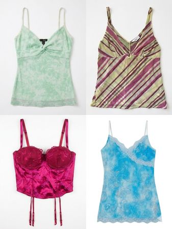 Y2K cami tops