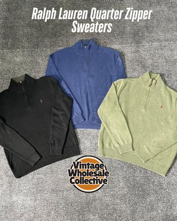 Ralph Lauren Quarter Zipper Sweaters - (13/03)