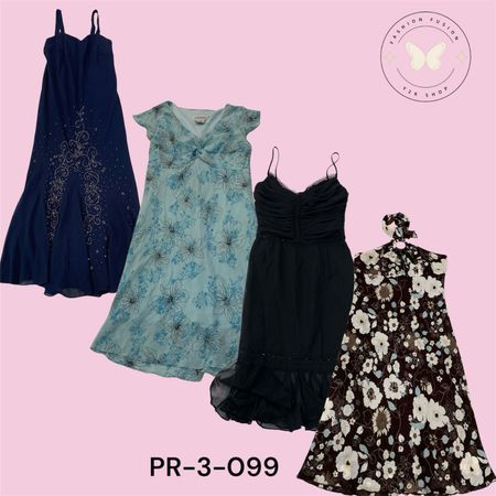 Women’s Printed Poly Fabric Dress – Stylish Everyday Wear (PR-3-099)