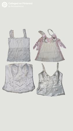 Y2k FairyCore camitops