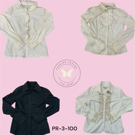 Classic Cotton Blouse for Women – Comfortable Casual Top (PR-3-100)