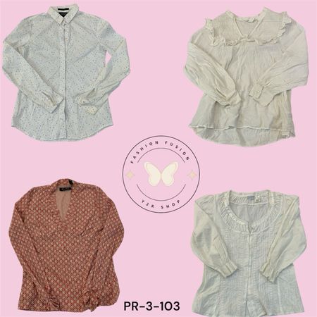 Printed Cotton Blouse for Women – Soft Breathable Casual Wear (PR-3-103)