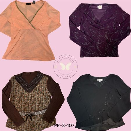 Stylish Printed Poly Blouse for Women – Comfortable Casual Top (PR-3-107)