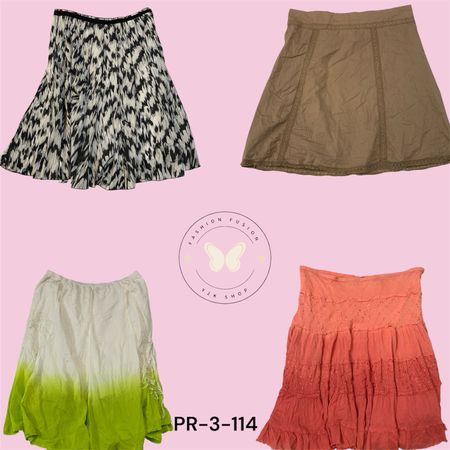 Summer Breeze Cotton A-Line Skirt (PR-3-114)