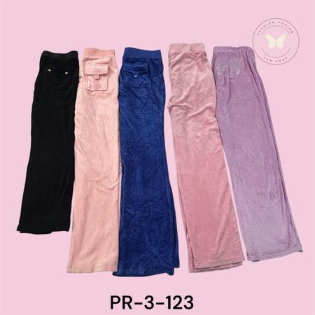 Juicy Couture Women’s Velour Trousers – Chic Comfort (PR-3-123)