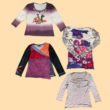 Y2K European Girl Full Sleeve Printed Tops TY-008