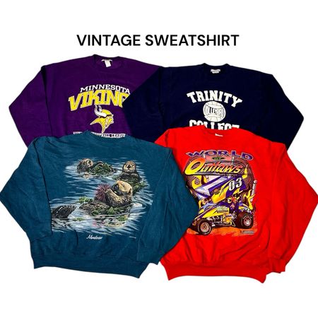Vintage graphic Sweatshirt exact bundle 29 pcs