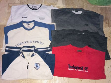 mix brand vintage sweatshirts bundle 4
