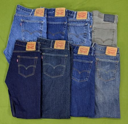 RV2477 Levi's Zipper Jeans