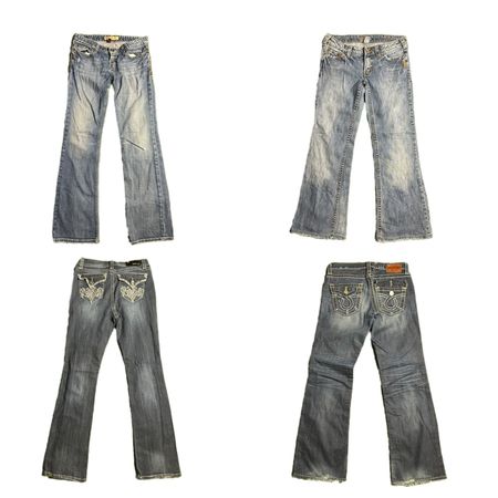 Y2K Unique Denim Jeans (TVL-351)