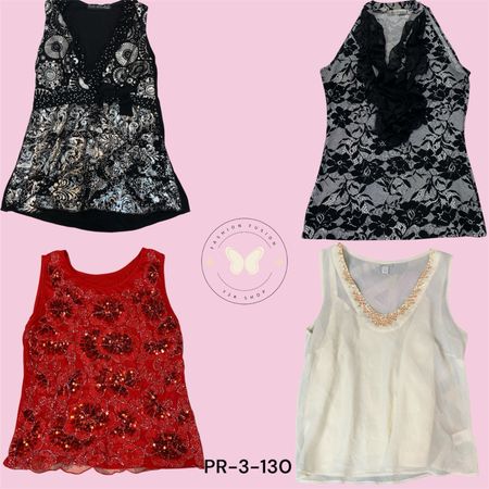 Women’s Poly Printed Blouse – Lightweight Casual Top (PR-3-130)