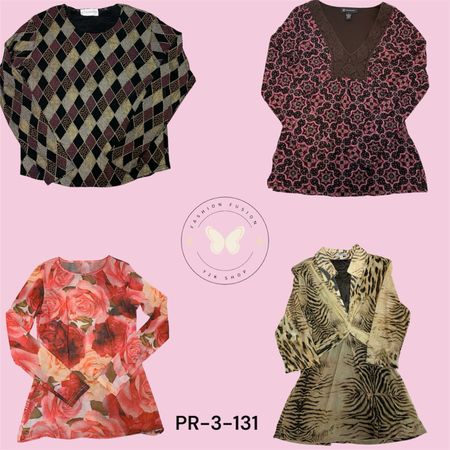 Polyester Printed Blouse for Women – Stylish Everyday Wear (PR-3-131)