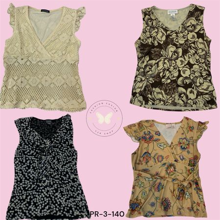 Women’s Printed Poly Blouse – Elegant Everyday Outfit (PR-3-140)