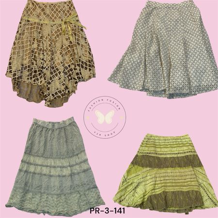 Casual Printed Cotton Skirt – Soft Fabric Women’s Skirt (PR-3-141)