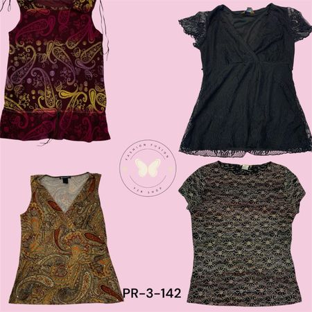 Women Fashion Printed Poly Blouse – Comfortable Fit (PR-3-142)