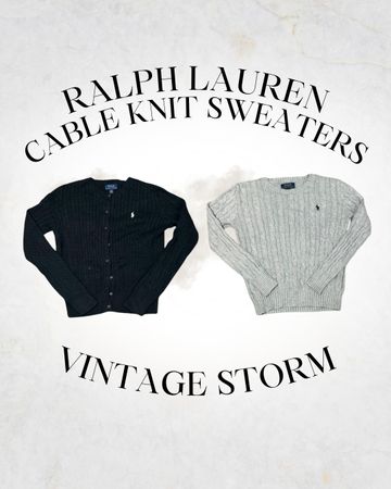 Ralph Lauren Cable Knit Sweaters - Kids And Teens