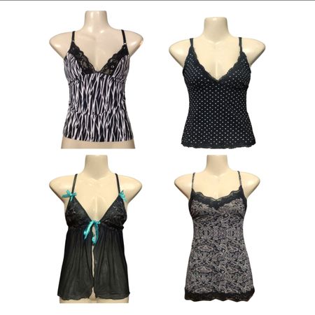 Smokey Black Camis