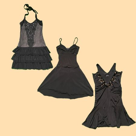 Y2K Gothic Vibe MIDI Dress TY-010