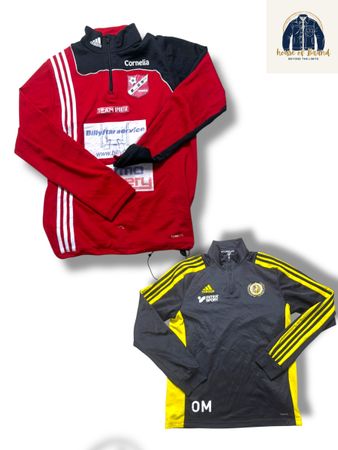 Half zipper and full zipper sport track jackets