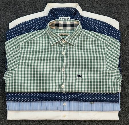 Lacoste and Barbour Shirts Mix