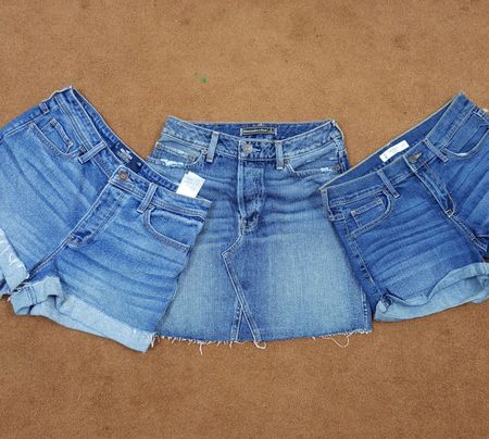 Hollister A&F Y2K Mini Shorts