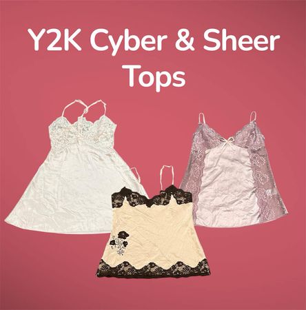 Y2K Cyber & Sheer Tops - (15/03)
