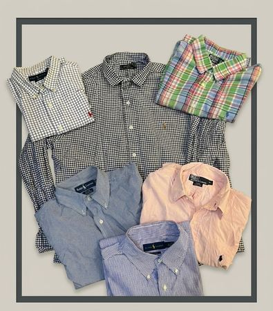Mix Ralph Lauren Lacoste Barbour Shirts Bundle