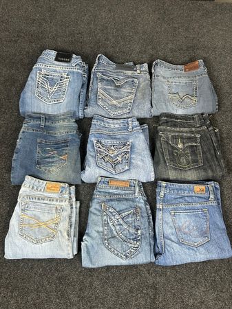 Y2K Heavy Stitch Style Jeans (Including Vigoss, Aeropostale) - [TS-0393]