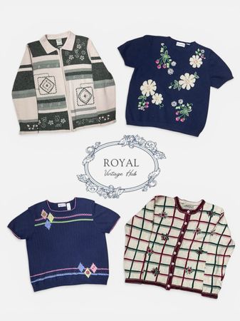 Y2K Vintage Aesthetic Sweater Collection