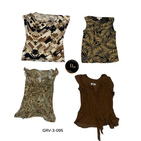 Retro Y2K Short Sleeve Blouse – Lightweight Cute Top (GRV-3-095)