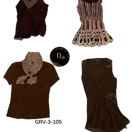 Vintage Y2K Short Sleeve Blouse – Stylish Everyday Top (GRV-3-105)