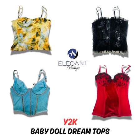 Y2K Baby Doll Dream Tops - EV0509