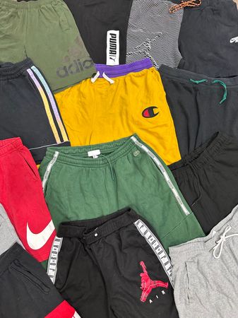Branded sweat shorts