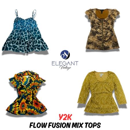 Y2K Flow Fusion Mix Tops - EV0631