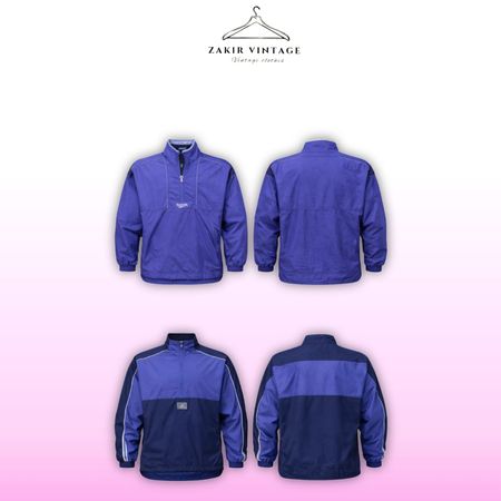 Vintage Branded Light Zipper Jackets