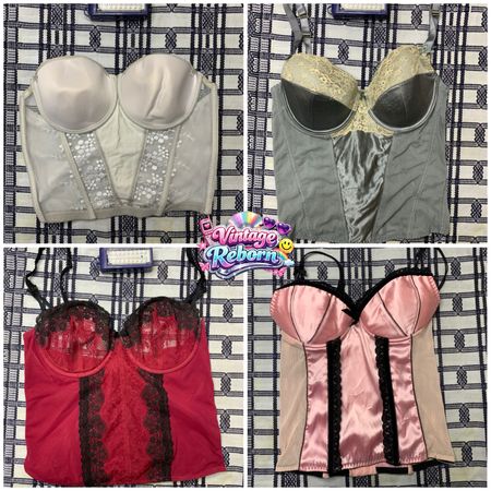 Y2K Vintage Corset & Bustier Tops | VR-252