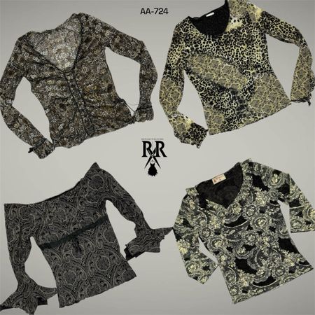 Y2K Earthy Grunge Mix Full Sleeve Tops (AA-724)