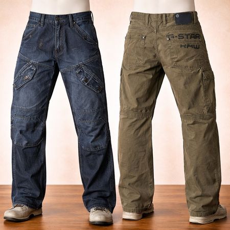 G-Star RAW Men’s Vintage Pants – Premium Denim Collection