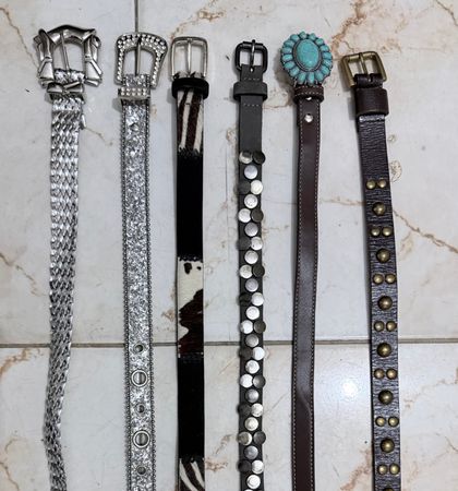 Y2k studded belts