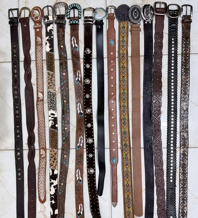 Y2k 20s 90s unique style belts