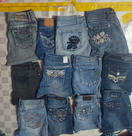 ANGELS AND OTHER MIX BRANDS MINI SHORTS (ID 1208)