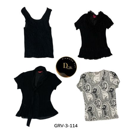 Classic Short Sleeve Blouse – Breathable Cotton Casual Top (GRV -3-114)